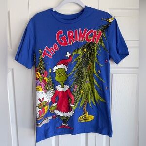 Men’s Grinch Blue T-Shirt- Small